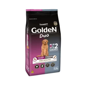 Ração Golden Duo Mini Bits para Cães Adultos de Pequeno Porte Sabor Frango e Seleção de Carnes – 3kg