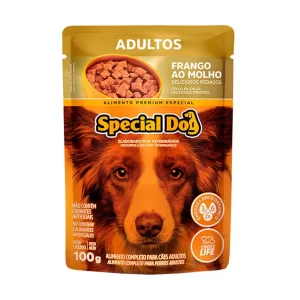 Ração Úmida Special Dog Sachê para Cães Adultos Sabor Frango 100g
