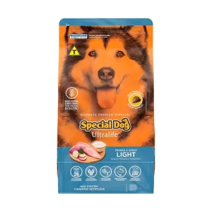 Ração Special Dog Ultralife Light para Cães de Raças Médias e Grandes Sabor Frango e Arroz