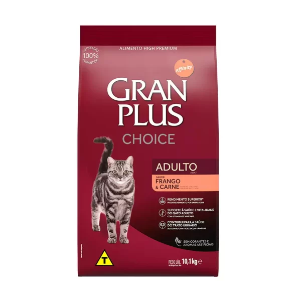 Ração GranPlus Gourmet para Gatos Castrados Sabor Ovelha e Arroz