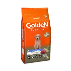 Ração Golden Premier Filhote para Cães Sabor Carne e Arroz