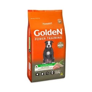 Ração Golden Power Training para Cães Adultos Sabor Frango e Arroz – 15kg