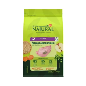 Ração Guabi Natural para Gatos Adultos Sabor Frango e Arroz Integral