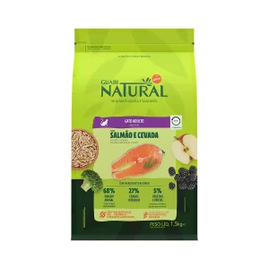 Ração Guabi Natural para Gatos Adultos Sabor Salmão e Cevada
