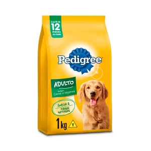Ração Pedigree Carne e Vegetais Para Cães Adultos Raças Médias e Grandes
